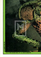 1990 Topps Gremlins 2 New Batch Sticker Trading Card 10 Green Back