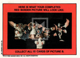 1990 Topps Gremlins 2 New Batch Sticker Trading Card 11 Red Back