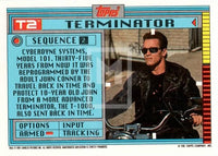 1991 Topps Termiantor 2 Judgement Day Sticker Trading Card 2 Back