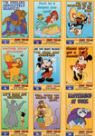 1992 Magic of Disney Cinema Funny Phrase Stickers Set