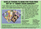 1992 Magic of Disney Sticker Trading Card 21 Thumper Back E Save 20 Tokens Variant