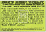 1992 Magic of Disney Sticker Trading Card 39 Tinker Bell Back B Collect the 18 Different Variant