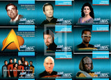 1992 Star Trek The Next Generation Inaugural Edition Impel Base Trading Card Set