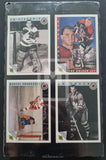 1992 Ultimate NHL Hockey Trading Card Box Back