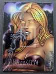 1997 Krome Productions Darkchylde Chromium Base Trading Card 28 Front