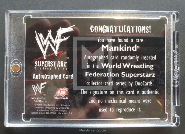 1998 Wrestling WWF Superstarz Mankind Auto