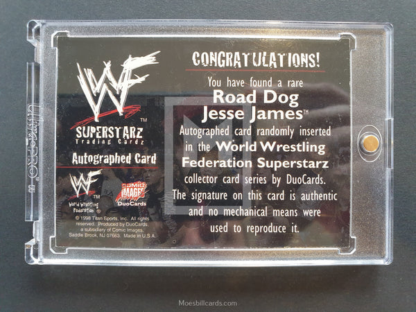 1998 Wrestling WWF Superstarz Road Dogg Auto | Moesbill Trading Cards Moesbill Cards 1998 Wrestling WWF Superstarz Road Dogg Auto | Moesbill Trading Cards Moesbill Cards