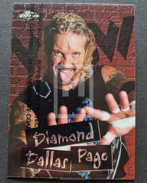 1998 Topps WCW NWO Series 1 Hobby Chromium C2 DDP Diamond Dallas Page Trading Card Front