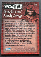 1998 Topps WCW NWO Series 1 Hobby Chromium C3 Macho Man Randy Savage Trading Card Back