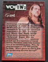 1998 Topps WCW NWO Series 1 Hobby Chromium C9 The Giant Trading Card Back