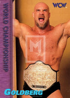 1998 Topps WCW NWO Series 1 Wrestling Goldberg 68 Base Trading Card RC Rookie Card Front