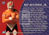 1998 Topps WCW NWO Series 1 Wrestling Rey Mysterio Jr 32 Base Trading Card RC Rookie Card Back