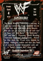 1998 WWF Superstarz Wrestling Stone Cold 4 of 4 Promo Trading Card Back
