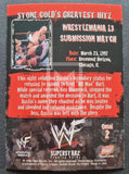 1998 WWF Superstarz Wrestling Stone Cold Hitz Omni 2 Trading Card Back