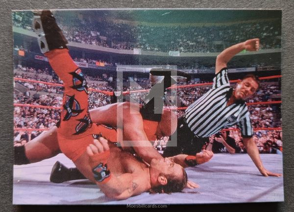 1998 WWF Superstarz Wrestling Stone Cold Hitz Omni 4 Trading Card Front