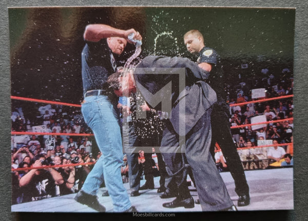 1998 WWF Superstarz Wrestling Stone Cold Hitz Omni Bonus 2 Trading Card Front