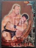1999 Topps WCW Embossed Wrestling Double Sided Chrome Chase Card Buff Bagwell Lex Luger Back