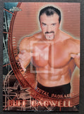 1999 Topps WCW Embossed Wrestling Double Sided Chrome Chase Card Buff Bagwell Lex Luger Front