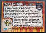 1999 Topps WCW Nitro Hobby Chromium C12 Starrcade Trading Card Back
