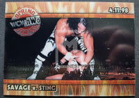 1999 Topps WCW Nitro Hobby Chromium C4 Spring Stampede Trading Card Front
