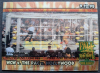1999 Topps WCW Nitro Hobby Chromium C9 Fall Brawl War Games Trading Card Front