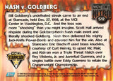 1999 Topps WCW Nitro Retail Insert Sticker S12 Starcade Trading Card Back