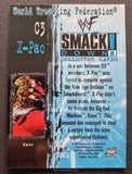 1999 WWF Smackdown Wrestling Chrome Chase C3 X-Pac Trading Card Back