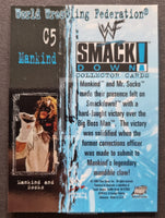 1999 WWF Smackdown Wrestling Chrome Chase C5 Mankind Trading Card Back