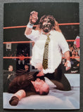 1999 WWF Smackdown Wrestling Chrome Chase C5 Mankind Trading Card Front