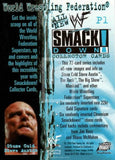 1999 WWF Smackdown Wrestling Promo Trading Card P1 Stone Cold Back