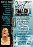 1999 WWF Smackdown Wrestling Promo Trading Card P2 Back