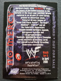 2000 Comic Images WWF No Mercy Wrestling Promo Trading Card P2 Back