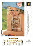 2000 Stellar Collectibles Playboy Centerfolds of the Century Chase Top 10 Gold 4 Pamela Anderson Trading Card Back
