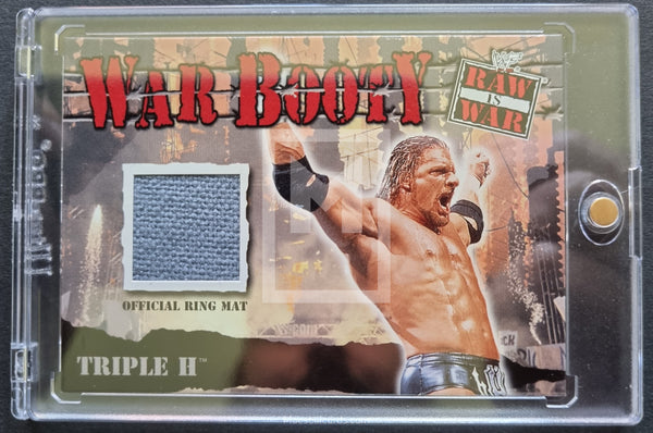 2001 Fleer WWF Wrestling Triple H War Booty Trading Card Front