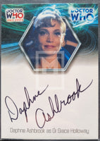 2003 Strictly Ink 40th Anniversary WA2 Daphne Ashbrook as Dr Grace Holloway Autograph Trading Card Front