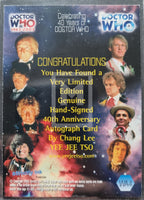 2003 Strictly Ink 40th Anniversary WA4 Yee Jee Tso as Chang Lee Autograph Trading Card Back