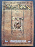 2003 Topps Lord of the Rings The Return of the King Hobby Box Topper Aragon Trading Card 2 of 2 Back