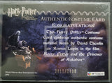 2004 Artbox Harry Potter Prisoner of Azkaban Update Costume Card Remus Lupin Jacket Trading Card Back 2811/2900