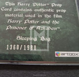 2004 Artbox Harry Potter Prisoner of Azkaban Update Prop Card Sleeping Bag Trading Card Number 1360/1980