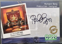 2004 Strictly Ink CSI Series 2 Autograph Trading Card CSI-B14 Richard Berg as Production Designer Front