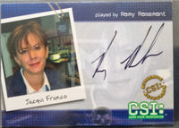 2004 Strictly Ink CSI Series 2 Autograph Trading Card CSI-B3 Romy Rosemont as Jacqui Franco Front