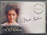 2005 Inkworks Spike The Complete Story A6 Kali Rocha as Cecily Adams Autograph Trading Card Front