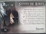 2005 Inkworks Spike The Complete Story A8 Steven W Bailey as Soul Demon Autograph Trading Card Back