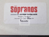 2005 Inkworks The Sopranos Insert Uncut Trading Card Sheet 126 Family Matters Number