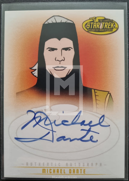 2005 Star Trek Original Series Art and Images Animated Autograph Trading Card A38 Michael Dante Maab Front