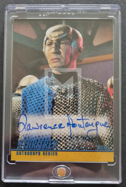 2006 Rittenhouse Star Trek 40th Anniversary Autograph Trading Card A107 Lawrence Montaigne Decius Front