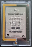 2006 Rittenhouse Star Trek 40th Anniversary Autograph Trading Card A127 Paul Comi Lt Andrew Stiles Back