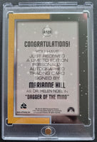 2006 Rittenhouse Star Trek 40th Anniversary Autograph Trading Card A128 Marianne Hill Dr Helen Noel Back