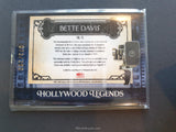 2007 Donruss Americana Bette Davis Hollywood Legends Materials Trading Card Back