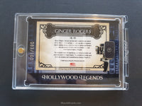 2007 Donruss Americana Ginger Rogers Hollywood Legends Materials Trading Card Back